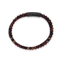 Revolution Tigers Eye & Leather Bracelet