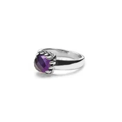 SGC Dark Amethyst Stg Ring (Q)