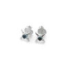 SGC Ninja Star London Topaz Stg Stud Earrings