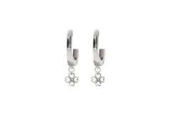SHINE Petite 'Felicity' Clover Dangle Hoops