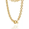 Silk & Steel Heirloom Gold Plated Necklace