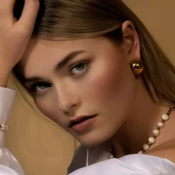 Silk & Steel Sunkissed Hoop Earrings | Steel | Silver