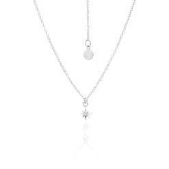 Silk+Steel | Superfine | Star | Silver | White Topaz | Necklace