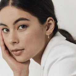 Silk+Steel | Superfine | Swallow | Gold Plated | Studs