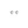 Silk&Steel Lumiere Radiant Fresh-Water Pearl Stud Earrings