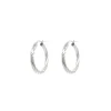 Silver | Twisted Superlight | Hoop | Earrings
