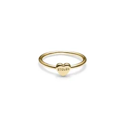 Stolen Girlfriend Club | Baby Stolen Heart | Gold Plated | Ring | Size S