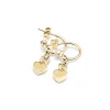 Stolen Girlfriend Club | Heavy Metal Heart | Love Chain Anchor | Gold Plated | Earring