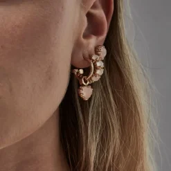 Stolen Girlfriend Club | Love Claw | Rose Quartz | Anchor | Earrings