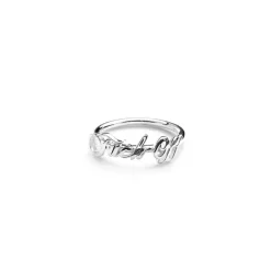 Stolen Girlfriend Club | Silver | Micro Warm Welcome | Ring | Size N