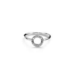 Stolen Girlfriend Club | Silver | Micro Halo | Ring | Size N