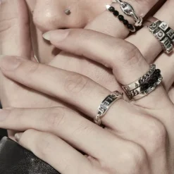 Stolen Girlfriend Club | Stamped | Siver | Ring | Size Q