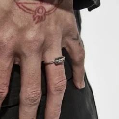 Stolen Girlfriend Club | Silver | Micro Blade | Ring | Size Q