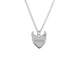 Stolen Girlfriend Club | Silver | Sinister Heart | Necklace | 48+4cm