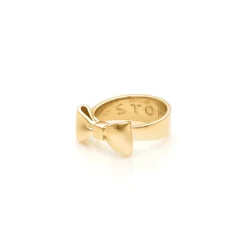 Stolen Girlfriends Club Bow Gold Plated Ring