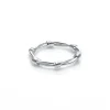 Stolen Girlfriends Club Barbed Wire Skinny Ring | SIlver | Size Q