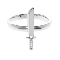 Stolen Girlfriends Club Baby Claw Onyx Ring (L)