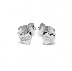 Stolen Girlfriends Club Mini Stolen Heart Stud Earrings | Sterling