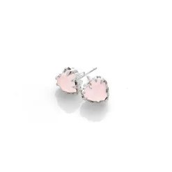 Stolen Girlfriends Club Rose Quartz Love Claw Earrings