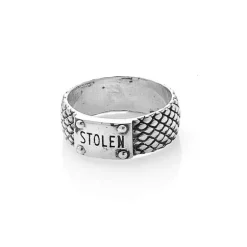 Stolen Girlfriends Club Snake Band Skinny Ring