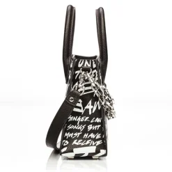 Stolen Girlfriends Club Tour Buddy Leather Tote Bag | Graffiti