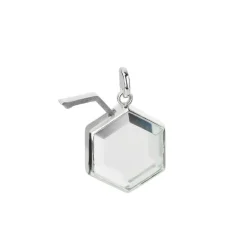 Stow Medium Hexagon Faceted Glass Locket