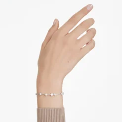 Swarovski | Constella | Pearl White | Silver | Tennis Bracelet