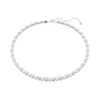 Swarovski | Matrix | Pearl Crystal | Rhodium | Tennis | Necklace