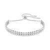 Swarovski | Matrix | Round Cut | Double | Rhodium | Tennis | Bracelet