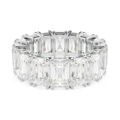 Swarovski | Matrix Vittore | Baguette Cut | Silver | Ring | Size 58