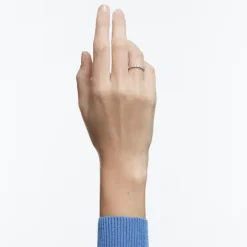 Swarovski | Matrix Vittore | Round Crystal | Silver | Ring | Size 52