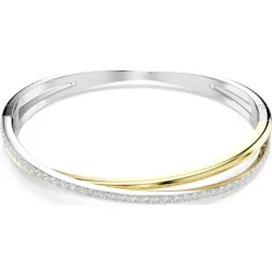 Swarovski Hyperbola Rhodium Plated Bangle (M)