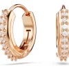 Swarovski Matrix Rose Gold Plated Earrings
