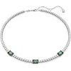 Swarovski Matrix Tennis Necklace | Rhodium Plated