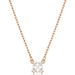 Swarovski Stilla Rose Gold Plated Pendant