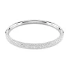 Swarovski Sublima Bangle | Rhodium Plated | Medium