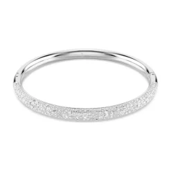 Swarovski Sublima Bangle | Rhodium Plated | Medium