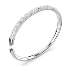 Swarovski Sublima Bangle | Rhodium Plated | Medium