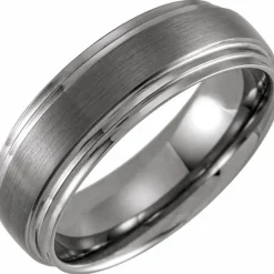 Tungsten Band with Double Edge (W)