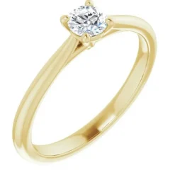 Vida 0.25ct Lab Created Diamond Solitaire Ring