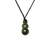 Wild at Heart Double Twist 22mm Pounamu Pendant
