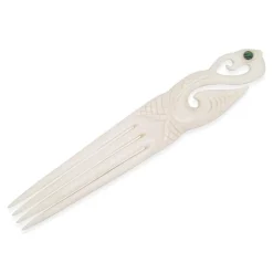 Wild at Heart NZ Greenstone Bone Heru Small Comb