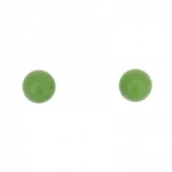 Wild at Heart Pounamu Sterling Silver 6mm Ball Stud Earrings
