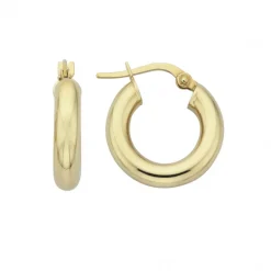 Yellow Gold Hoop Earrings